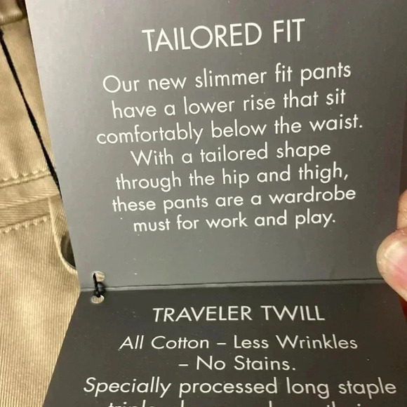 NWT JOS.A.BANK TRAVELERS COLLECTION MENS TAN PLEATED FRONT KHACKI PANTS … - Picture 10 of 14